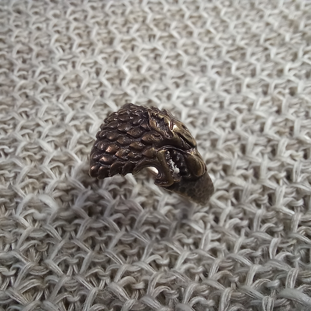 Кольцо. Герб Старков малое