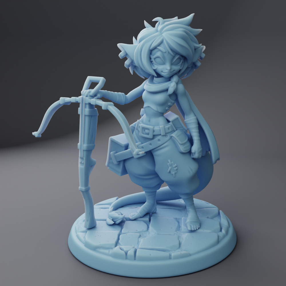 Миниатюры Девушки гоблины 32мм 75мм 100мм goblin girl