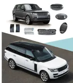 Комплект решетки радиатора SVA 2018-2020 для LAND ROVER RANGE ROVER VOGUE 2013 - 2017 тюнинг Рейндж Ровер