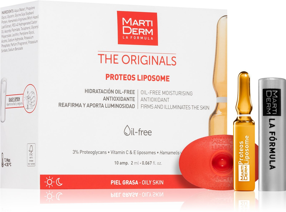 MartiDerm The Originals - разглаживающий и осветляющий уход в ампулах /   10x2  ml  / GTIN 8437000435105