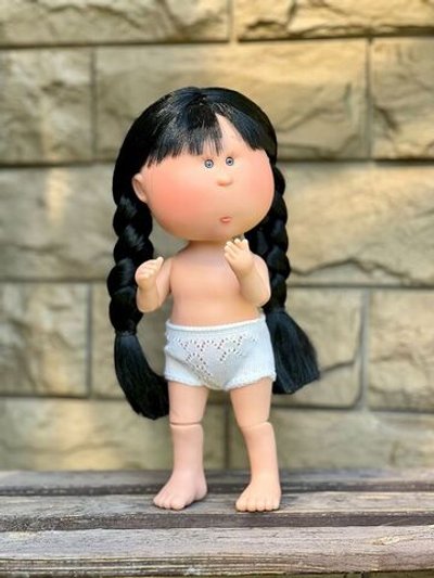 Кукла Nines виниловая 30см MIA BLACK шарнирная без одежды (1237W)