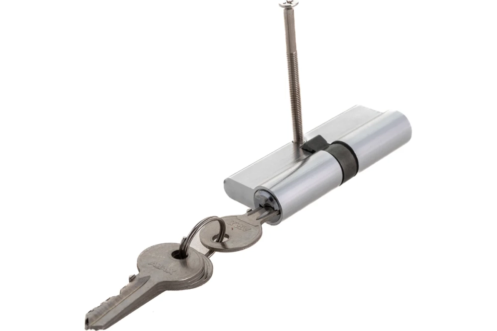 Цилиндровый механизм AJAX AX100/80 mm 35+10+35 CP хром 5 кл. 39837