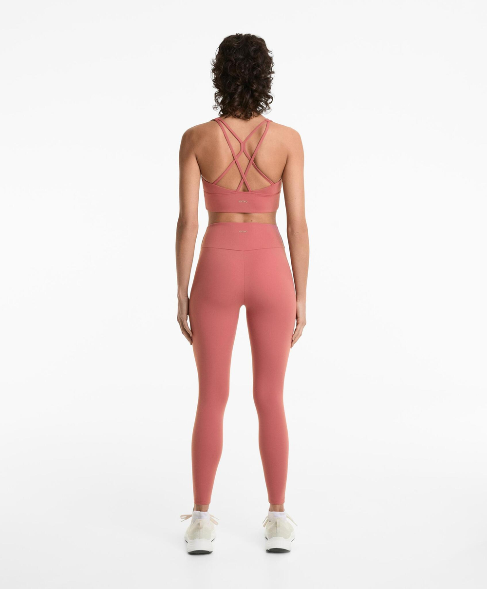 OYSHO Легинсы Comfortlux длиной до щиколотки с высокой посадкой, розоватый