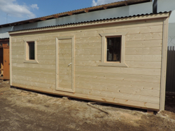 Бытовка деревянная 6х2,5м