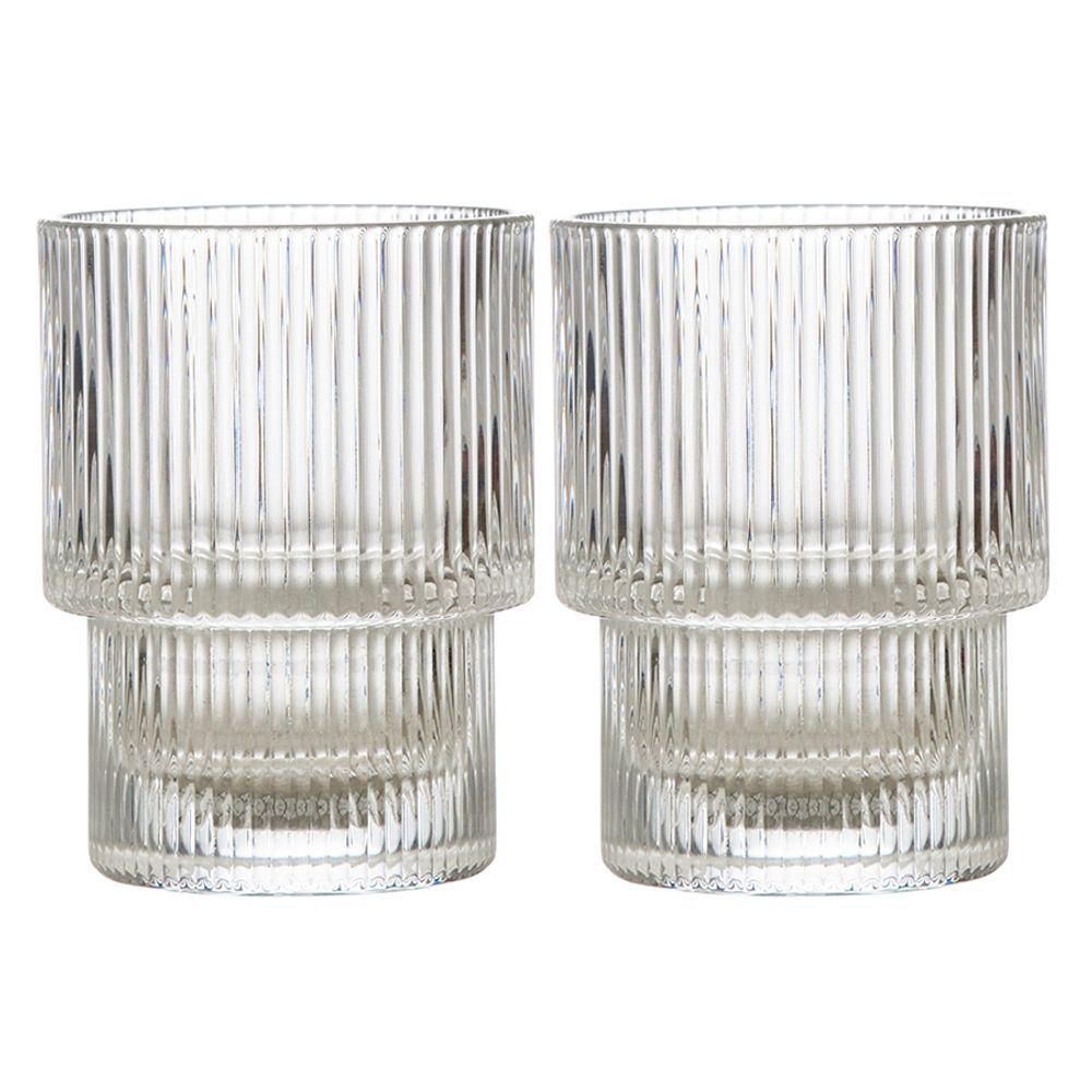 Набор стеклянных стаканов, 200 мл, 2 шт.
