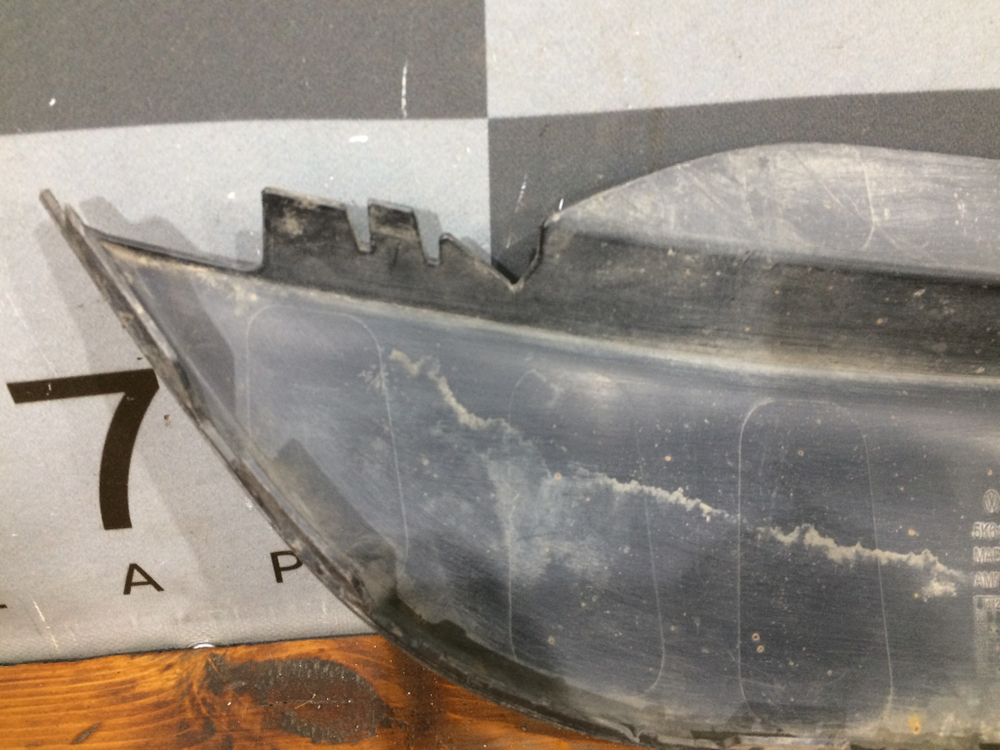 Юбка заднего бампера Volkswagen Golf 6 09-13 Б/У Оригинал 5k6807521k