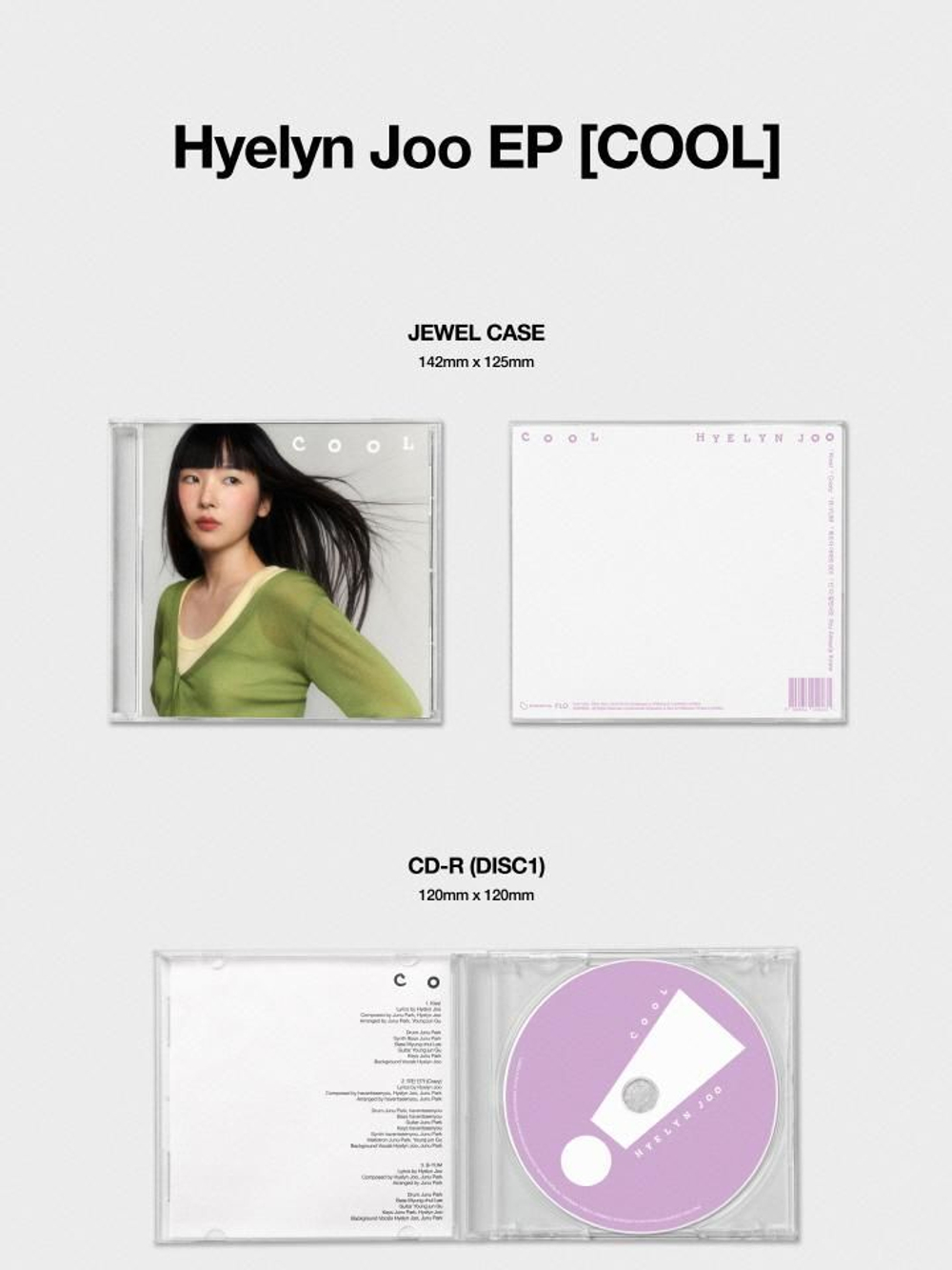 Альбом HYELYN JOO - COOL EP Album