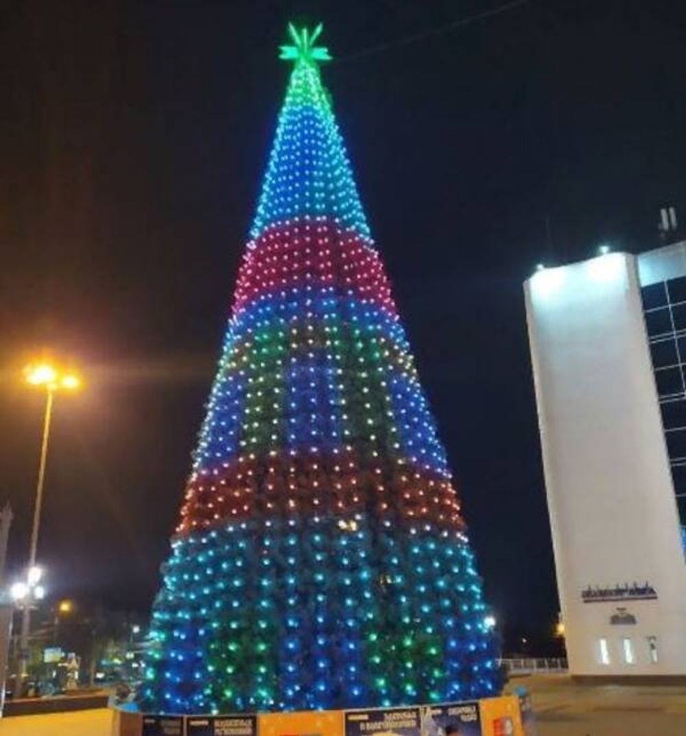 Умная уличная гирлянда «3D» на елку от 4 до 30 м