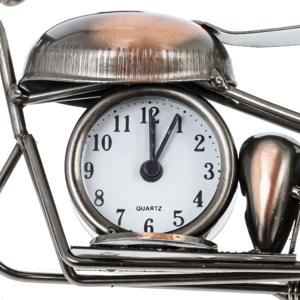 GAEM Изделие декоративное "Мотоцикл" с часами, (1xLR44), L22,5 W8,5 H11,5 см