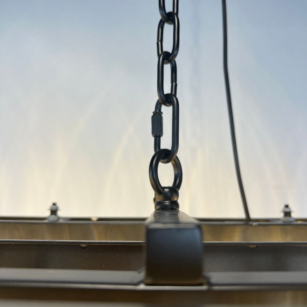 Подвесная Люстра Rh 1920S Odeon Clear Glass Black 180 By Imperiumloft