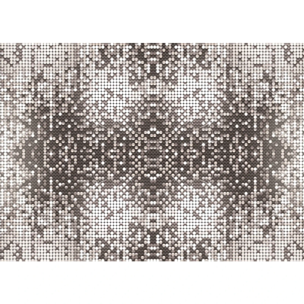 Бумага упаковочная 50х70 см «Зазеркалье» (1 лист), серебро