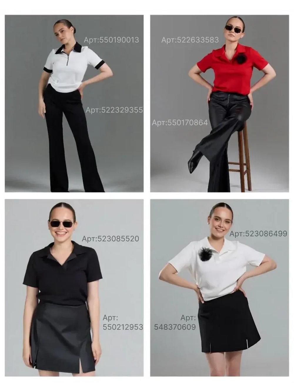 Юбка мини кожаная с разрезами экокожа