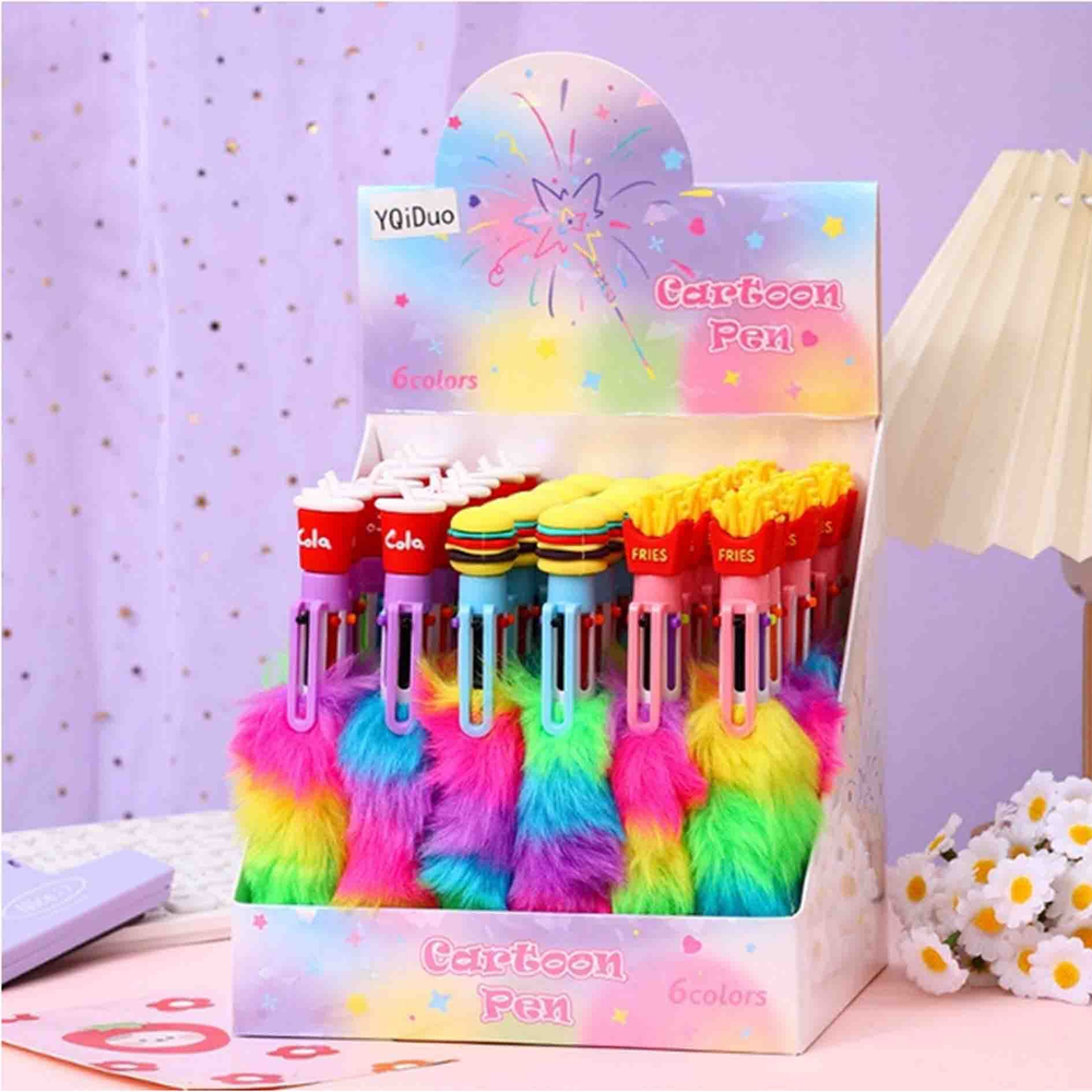 Ручка 6 цветов