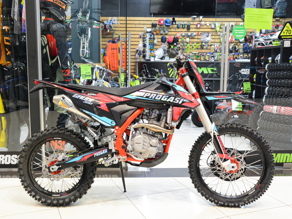 Мотоцикл эндуро PROGASI GAUDI 300CC Red/Blue 21/18