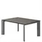 Стол раздвижной Atta 160-220x90 см, антрацит, серая керамика