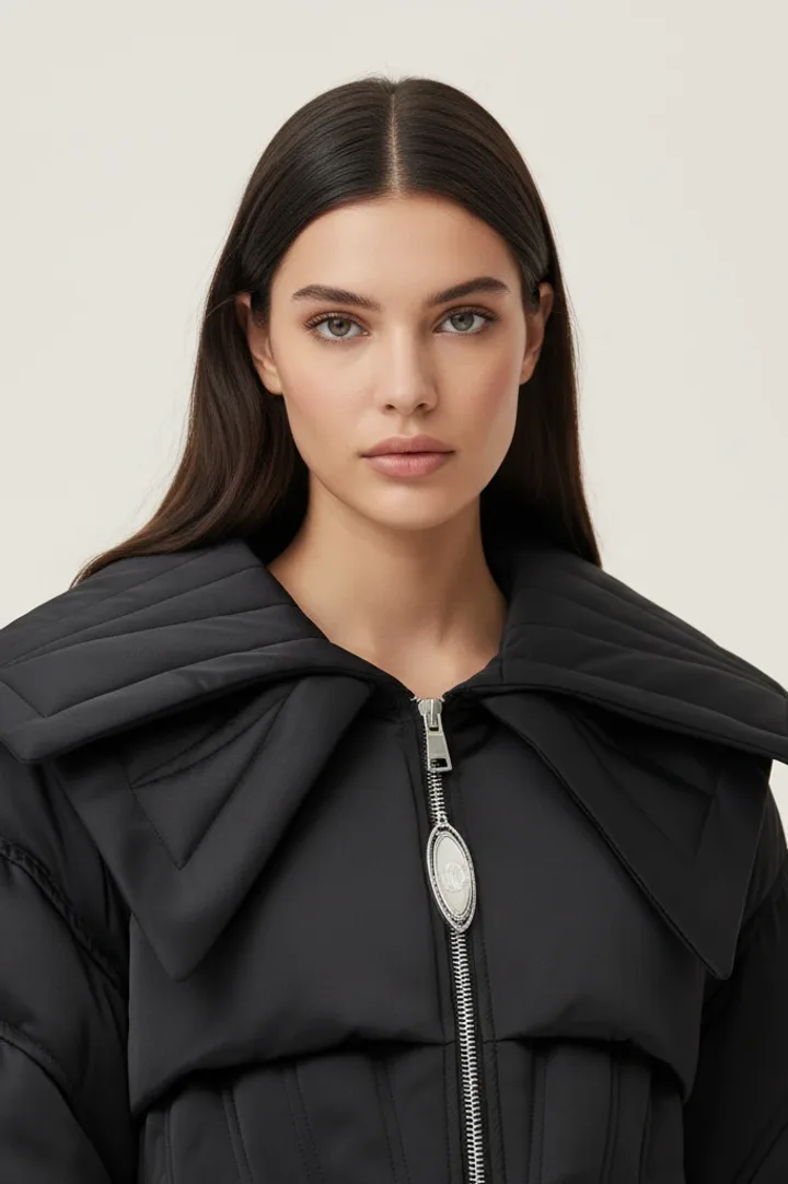 Женский короткий пуховик «METEL»