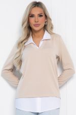 Пуловер На высоте (крем-брюле) Б12758-12М LT Collection