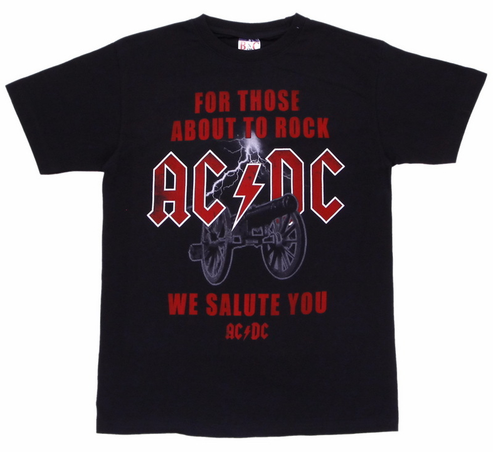 Футболка AC/DC For Those About To Rock (We Salute You)