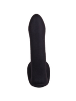 Чёрный массажёр простаты с вибрацией (Цвет: черный)