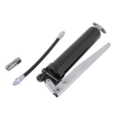 Шприц рычажно-плунжерный для нагнетания густой смазки с гибким наконечником 120гр., в блистере Forsage F-887120F(F-01Z0528)