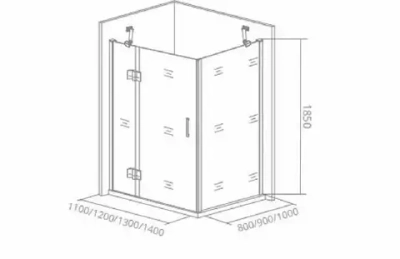 Душевой уголок Bas Saturn WTW 130*100*185 L