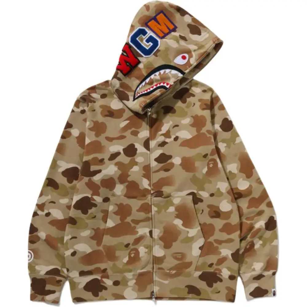 A Bathing Ape Bathing Ape Camouflage Pattern Zip Fastening Худи