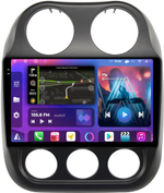 Магнитола для Jeep Compass 2011-2015 - FarCar BM1078M монитор 10.36" QLED на Android 14, TS10, 4+32Гб, CarPlay, 4G SIM-слот