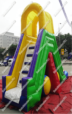 Надувная прямая водная горка с бассейном «Ультра», 9*3*5 м, герметичная