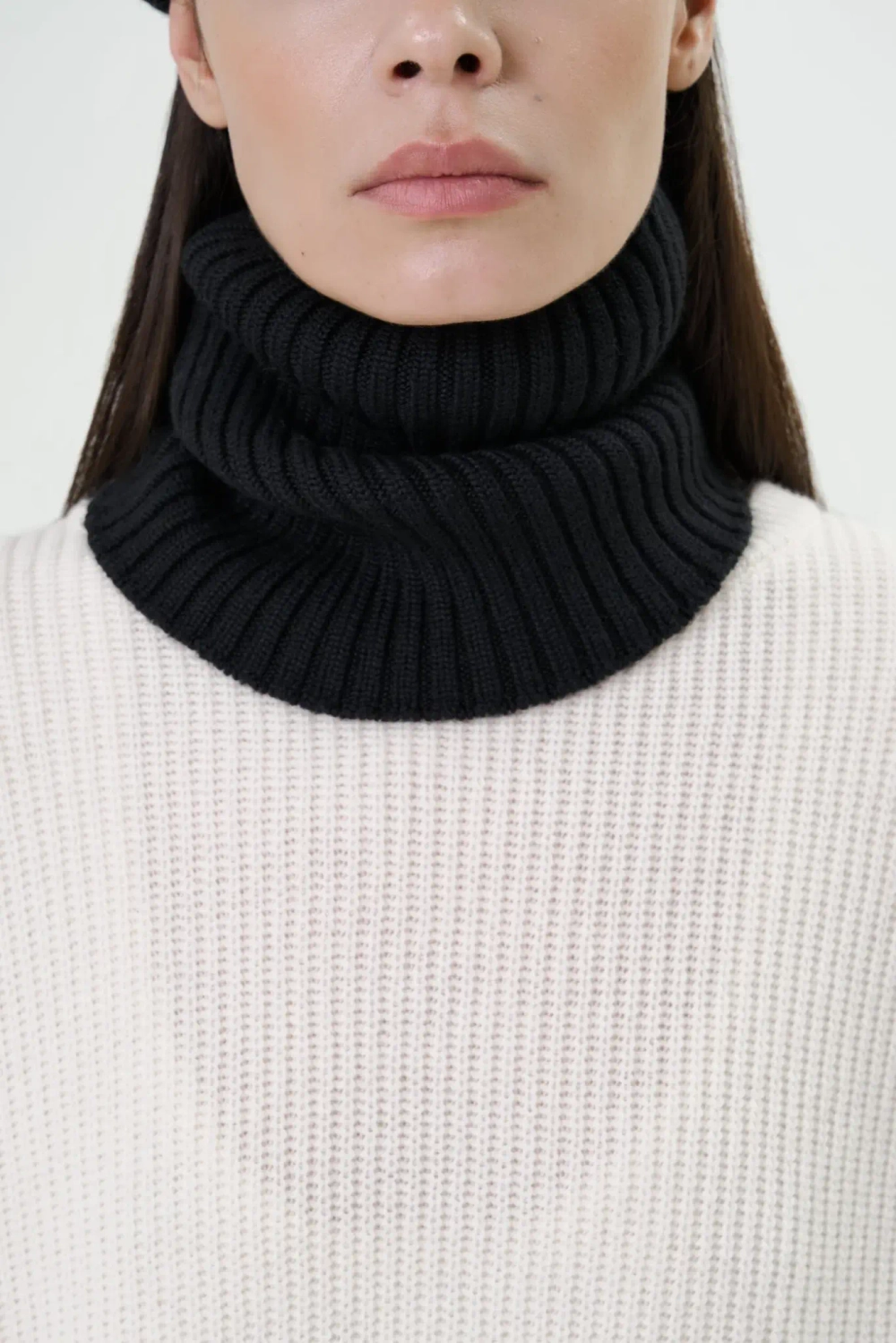 Снуд из трикотажа