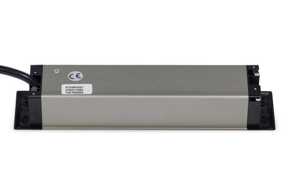 Блок розеток встраиваемый в стол (3 розетки, USB-A, USB-C) G4103T-2AC.N Серебро/Черный 257*60*4