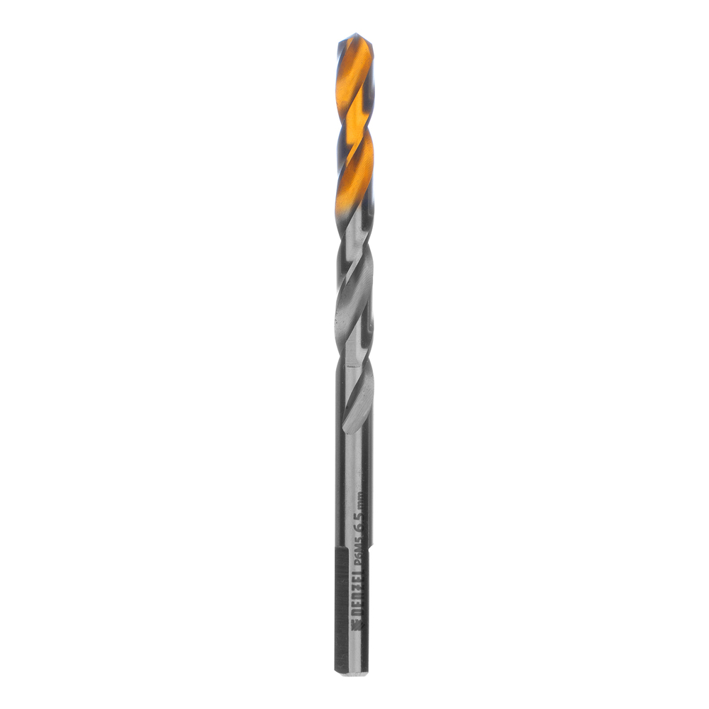 Сверло спиральное по металлу 6,5 x 100 мм, Р6М5, Golden Tip Denzel