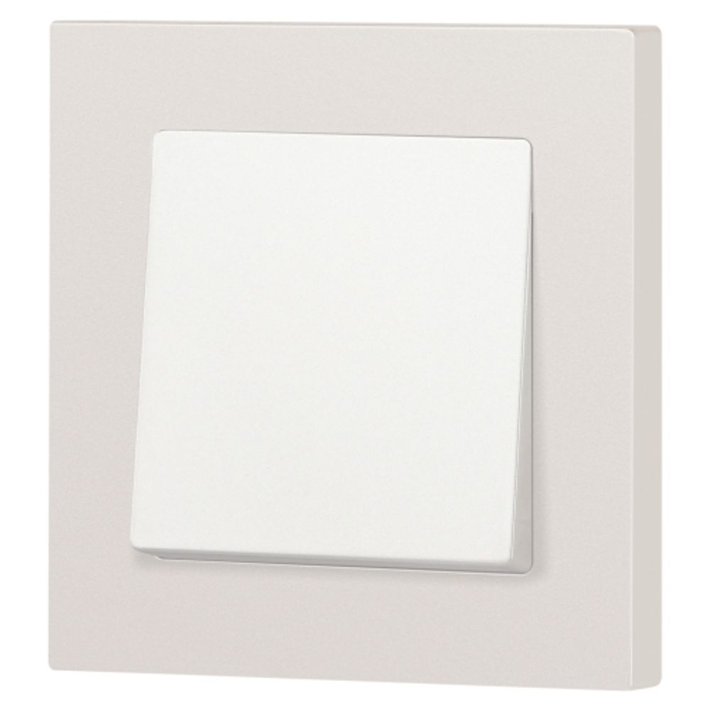 Кнопка Intro Accent 6-109-06 10А-250В IP20 СУ AL/CU перламутр