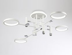 Ambrella Потолочный светодиодный светильник с пультом управления LineTech FL51648