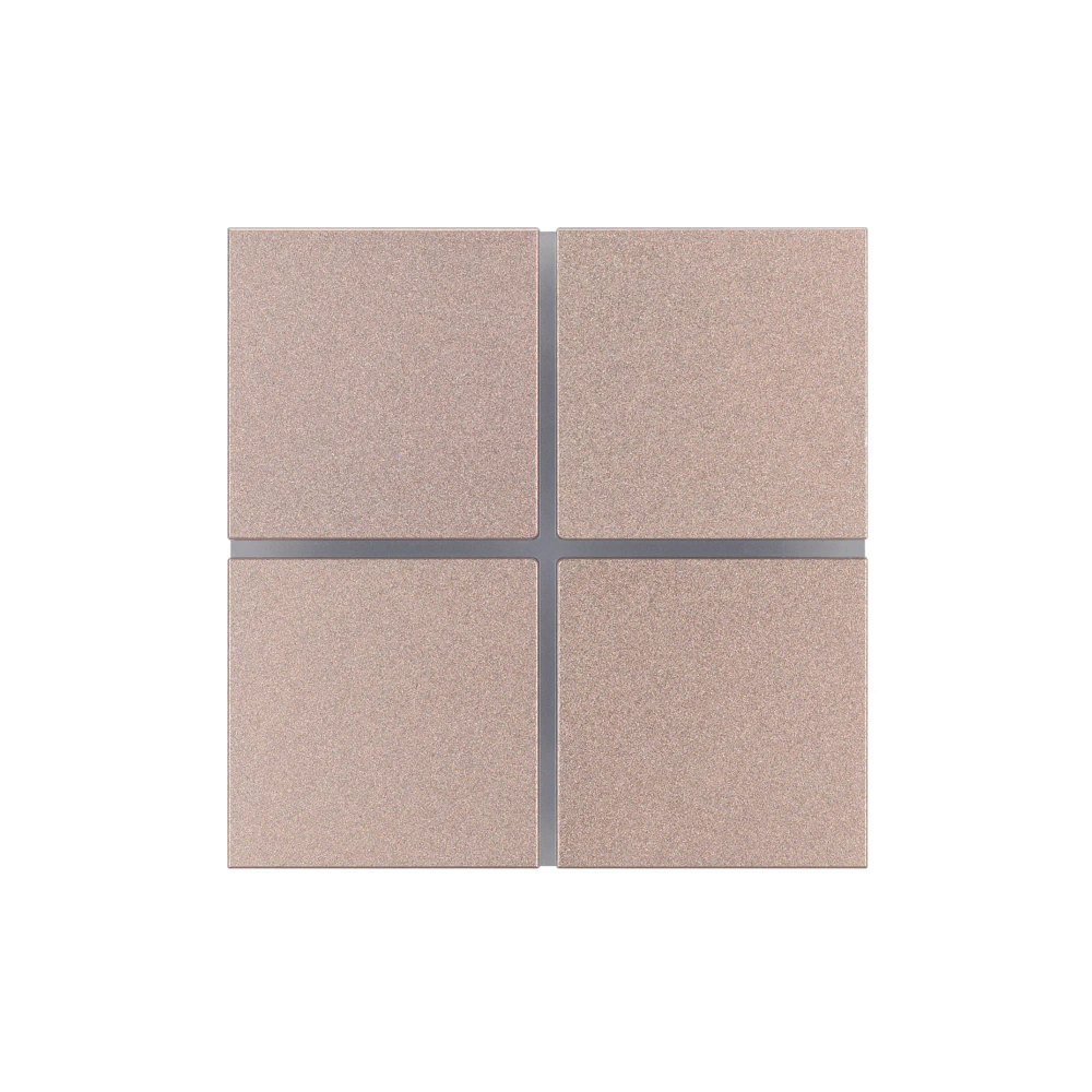 INTELLIGENT ARLIGHT Сенсорная панель KNX-304-13-IN Champagne (BUS, Frameless) (IARL, IP20 Металл, 2 года) 039670