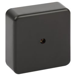 Распаячная коробка ЭРА BS-B-75-75-28 для кабель-канала черная 75х75х28мм IP40