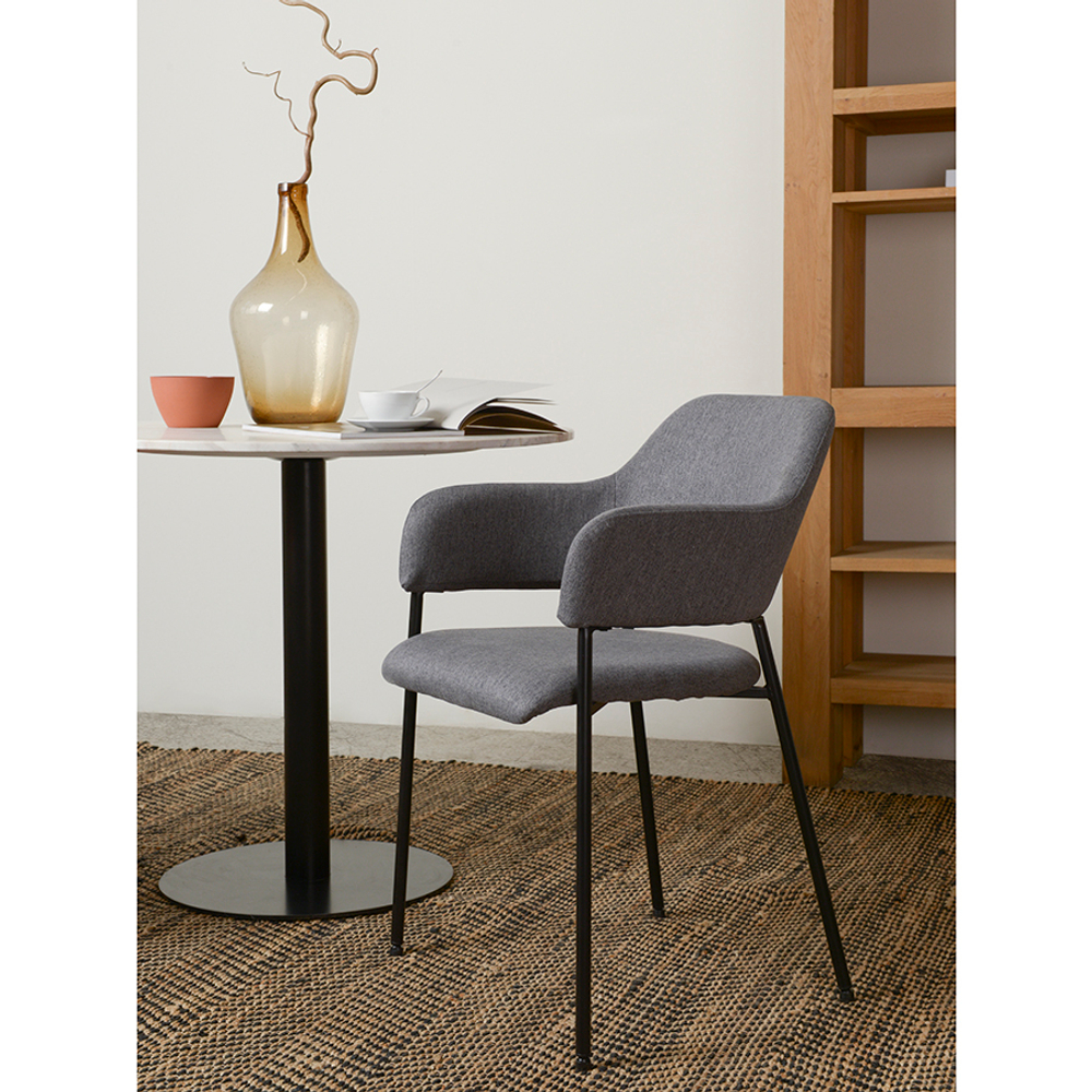 Стул wendy, рогожка, темно-серый