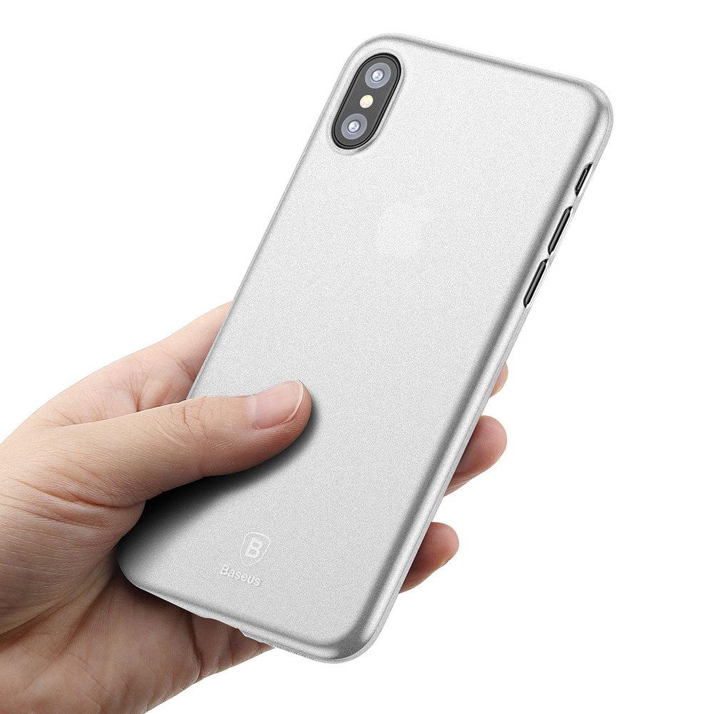 Чехол для Apple iPhone X Baseus Wing Case - Transparent White