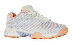 Женские теннисные кроссовки K-Swiss Hypercourt Express 2 HB - star white/peach fuzz/heather