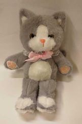 Yumşaq oyuncaq \ Мягкая игрушка \ Soft toys Boz pişik (bantikli)