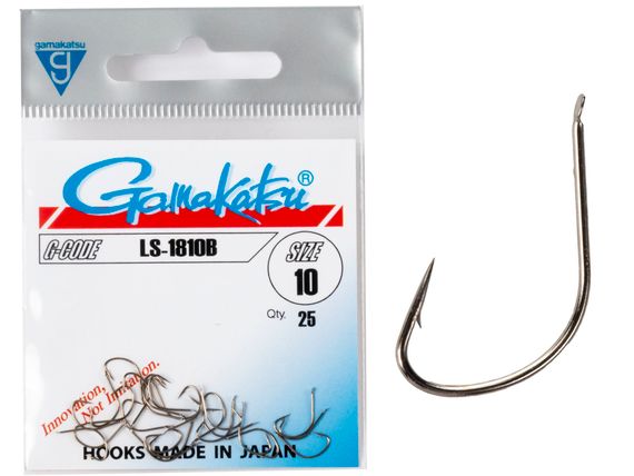 Крючки Gamakatsu LS-1810B HOOKS BRONZE разм. 10 25шт.