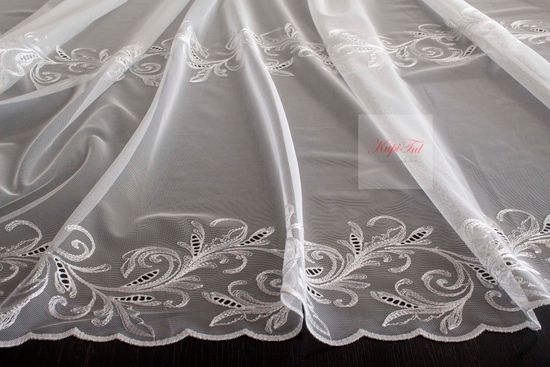 Тюль Belle французская сетка (белый)