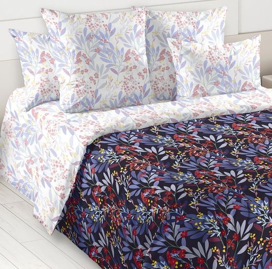 Полуторный комплект постельного белья Ночной полет поплин