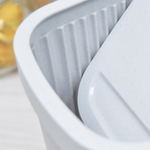 Контейнер для мусора 5,9л "Velvet", светло-серый флэк