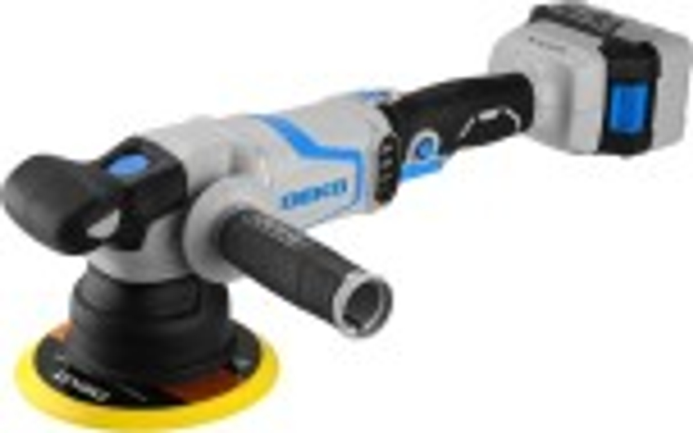 Шлифмашина полировальная DEKO CPDU20DA PRO аккумуляторная 150 мм, 20В, 1x4.0Ач 083-1034