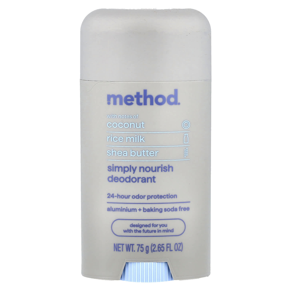Method, Дезодорант, Simply Nourish, 75 г (2,65 жидк. Унции)