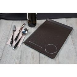 Блюдо прямоугольное 35*24 см h2,2 см борт Side Up2 с выемкой для соусника   P.L. [3]