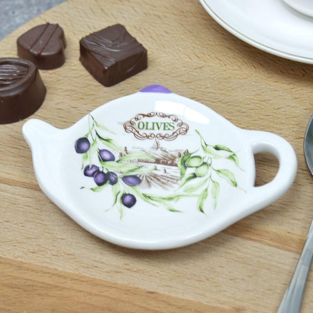 Подставка под чайные пакетики "Оливки"