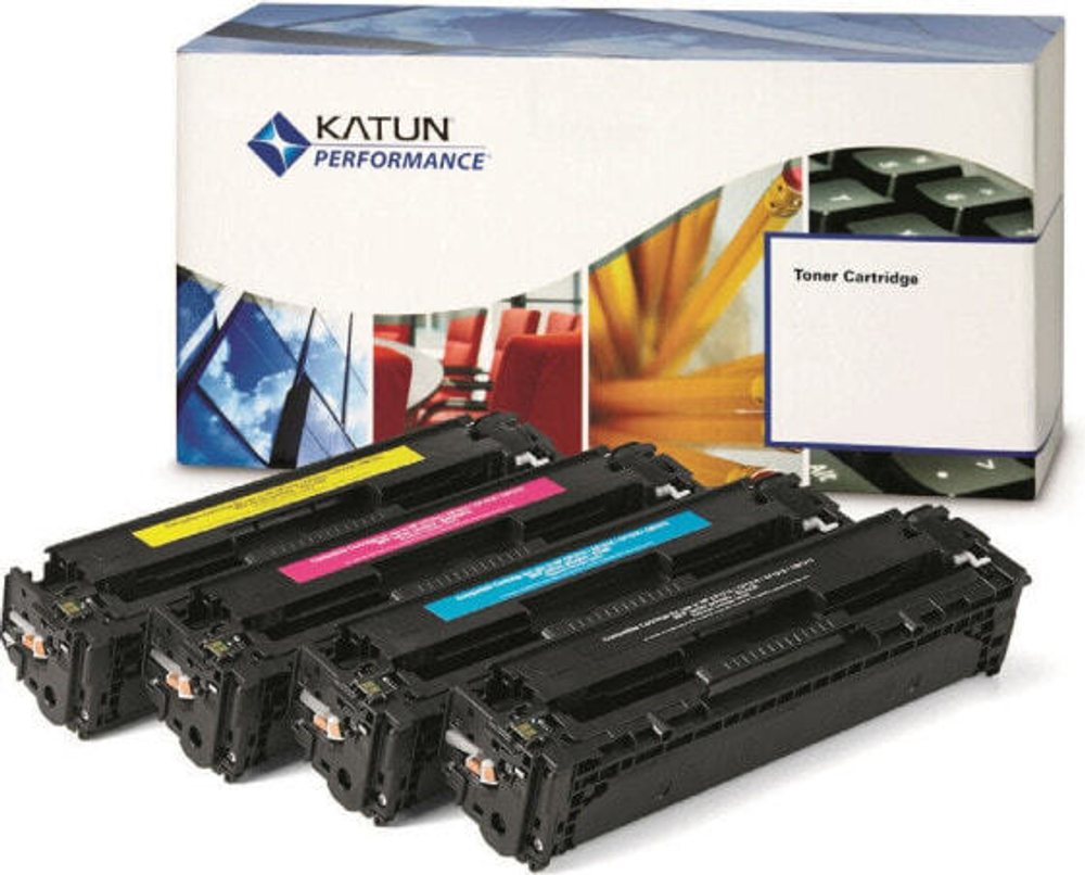 Картридж тонерный голубой 1 шт Katun 39919