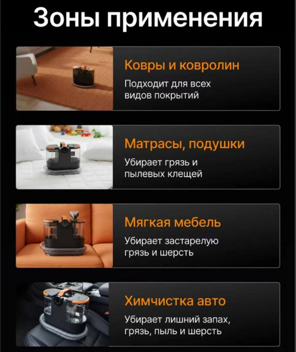 Моющий пылесос с функцией пара