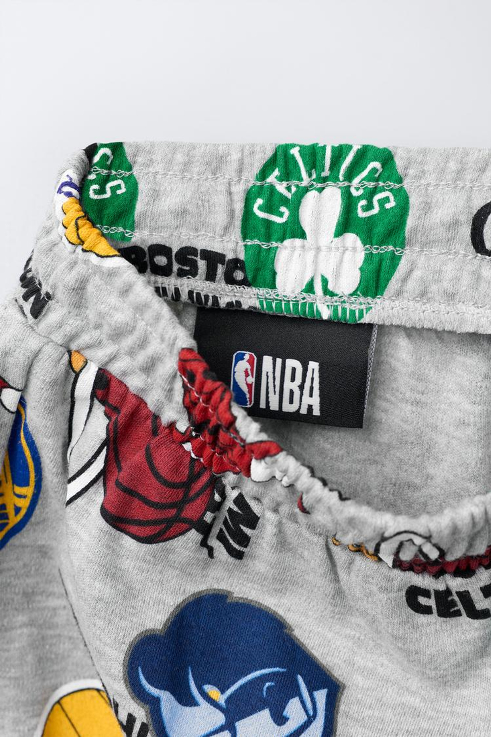 ZARA ПИЖАМА NBA, СЕРЫЙ МЕЛАНЖ